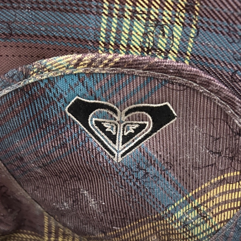 Roxy Multicolor Plaid Backpack - image 7